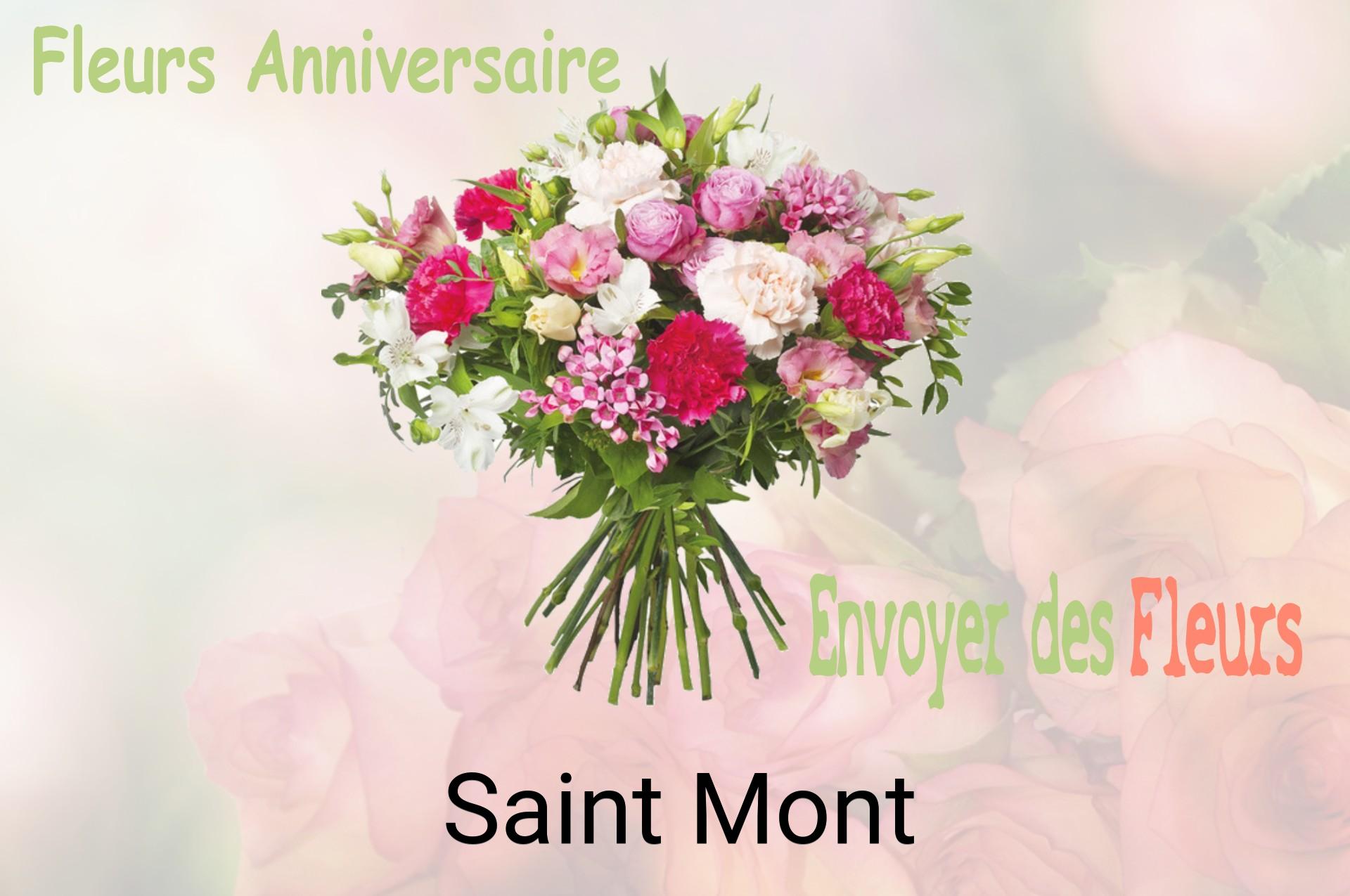 Bouquet de fleurs d’anniversaire livré à Saint-Mont